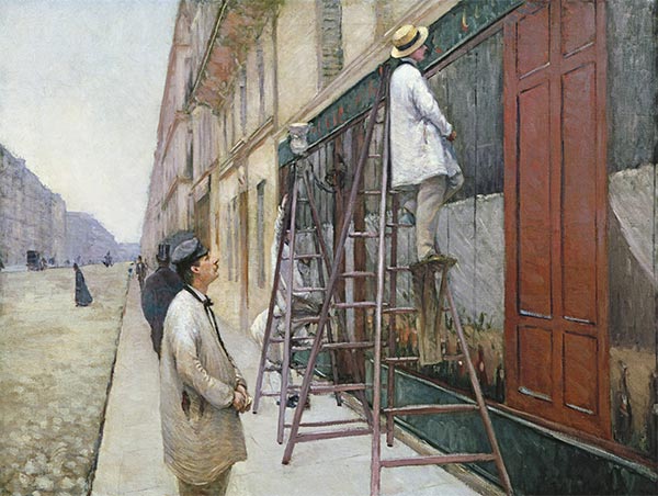 The House Painters, 1877 | Caillebotte | Painting Reproduction