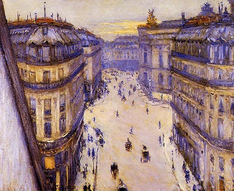 Rue Halevy, Seen from the Sixth Floor, 1878 | Caillebotte | Painting Reproduction