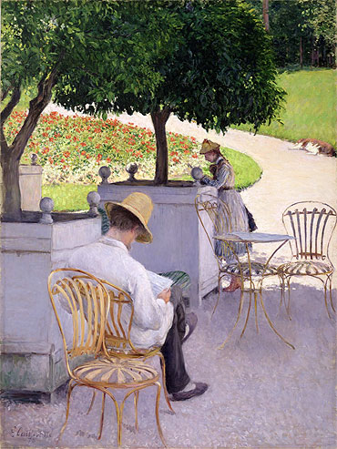 Orange Trees, 1878 | Caillebotte | Painting Reproduction