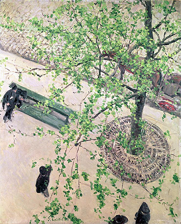 Boulevard seen from Above, 1880 | Caillebotte | Painting Reproduction