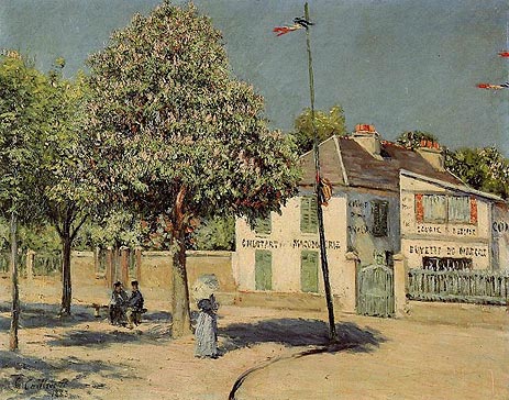 Die Promenade von Argenteuil, 1883 | Caillebotte | Gemälde Reproduktion