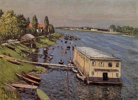 Boathouse in Argenteuil, c.1886/87 | Caillebotte | Painting Reproduction