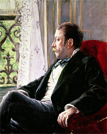 Portrait of a Man, 1880 | Caillebotte | Painting Reproduction