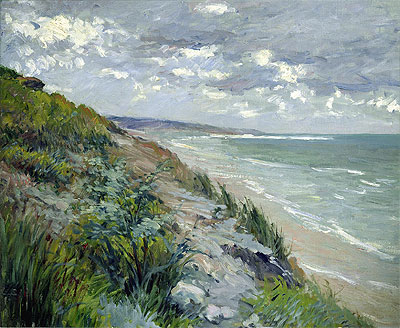 Cliffs by the Sea at Trouville | Caillebotte | Painting Reproduction