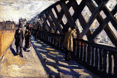 Study for Le Pont de l'Europe | Caillebotte | Painting Reproduction
