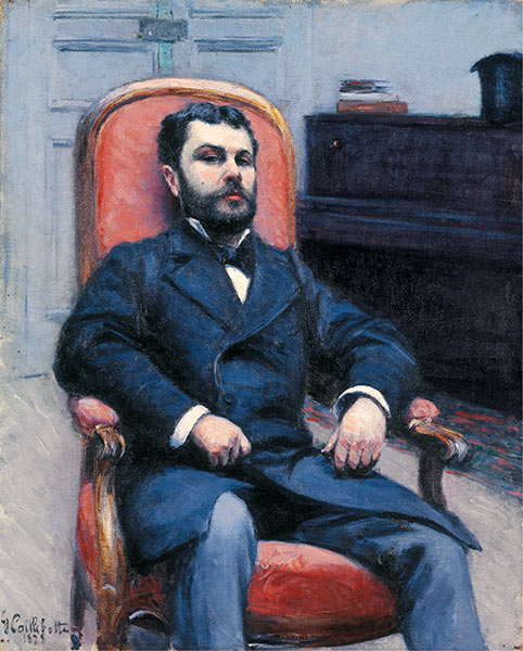 Portrait of Richard Gallo, 1878 | Caillebotte | Painting Reproduction