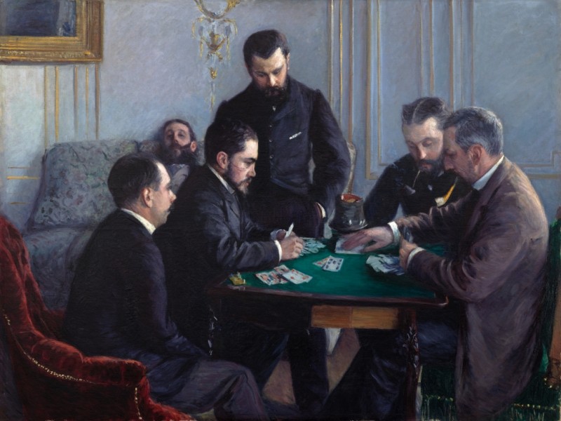 Das Bezique-Spiel, 1880 | Caillebotte
