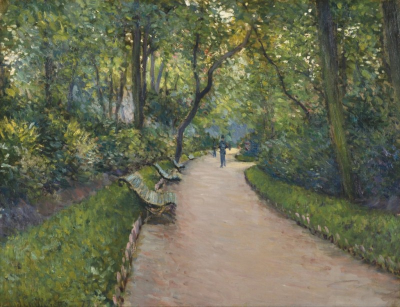 Der Parc Monceau, 1877 | Caillebotte