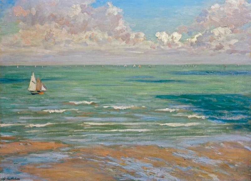 Marine, Regattas in Villers, c.1880 | Caillebotte