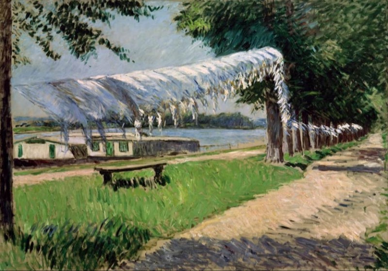 Drying Laundry At The Banks Of The Seine, Petit Gennevilliers, c.1888/92 | Caillebotte