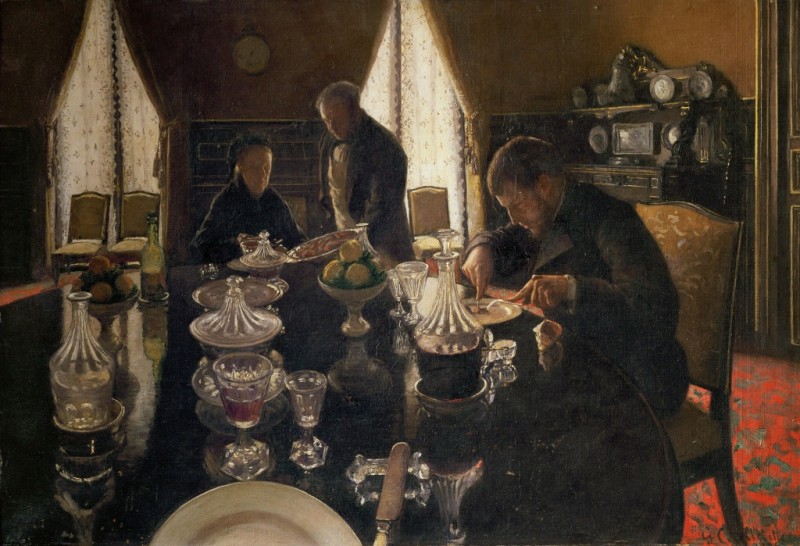 Dinner, 1876 | Caillebotte