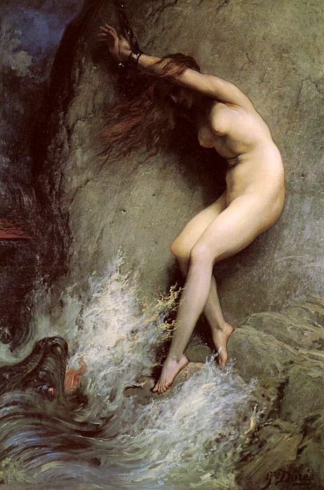 Andromeda, 1869 | Gustave Dore | Painting Reproduction