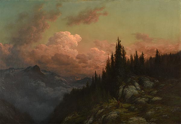 Dawn: a Souvenir of the Alps, c.1880 | Gustave Dore | Painting Reproduction