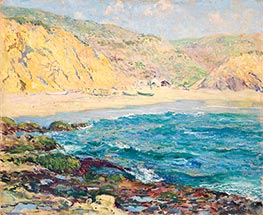 Fischerbucht, Laguna Beach, c.1914/21 von Guy Rose | Gemälde-Reproduktion