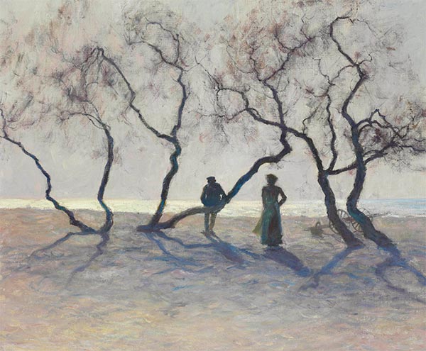 Tamariskenbäume, Südfrankreich, Undated | Guy Rose | Gemälde Reproduktion