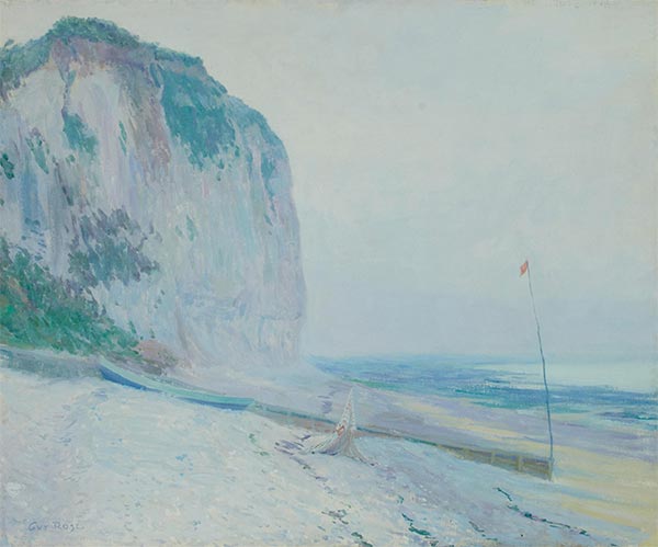Nebliger Morgen, Veules (Küste der Normandie), c.1909 | Guy Rose | Gemälde Reproduktion