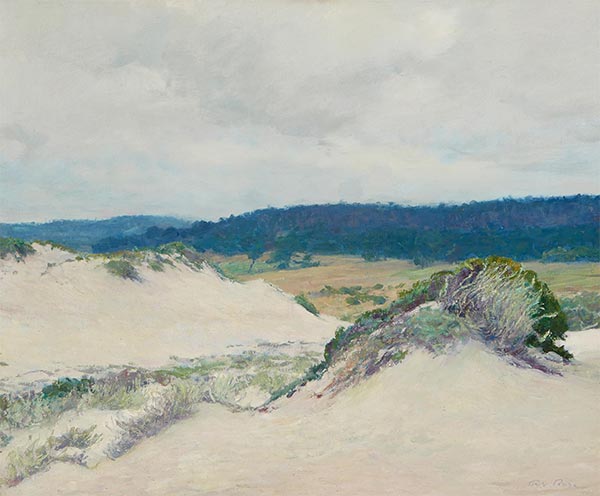 Carmel Dunes and Pebble Beach, 1918 | Guy Rose | Gemälde Reproduktion
