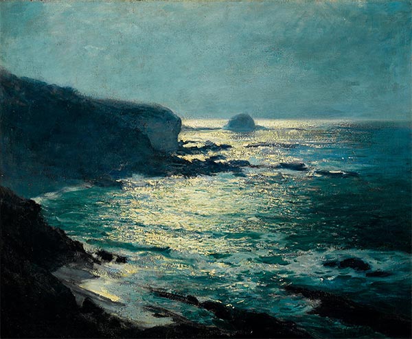 Moonlight - Arch Beach, Laguna, c.1916/19 | Guy Rose | Painting Reproduction