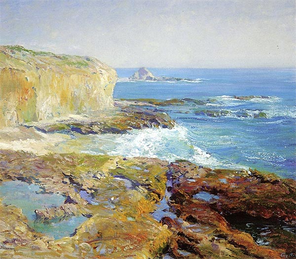Laguna Rocks, Low Tide, c.1915/16 | Guy Rose | Painting Reproduction