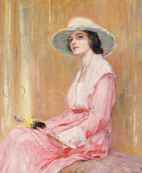 The Model, 1919 | Guy Rose | Gemälde Reproduktion
