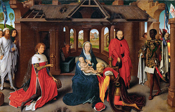 The Adoration of the Magi, c.1470/72 by Hans Memling | Painting Reproduction