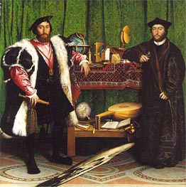 Jean de Dinteville, Georges de Selve (Ambassadors) | Hans Holbein | Painting Reproduction