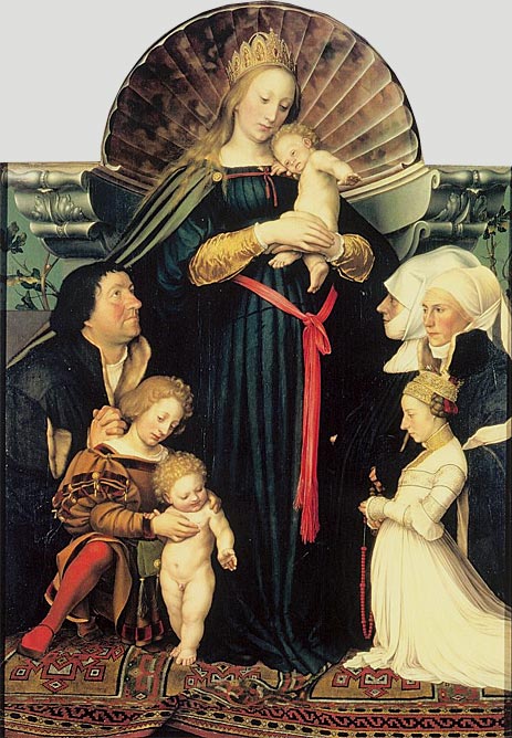 Darmstädter Madonna, c.1526/28 | Hans Holbein | Gemälde Reproduktion