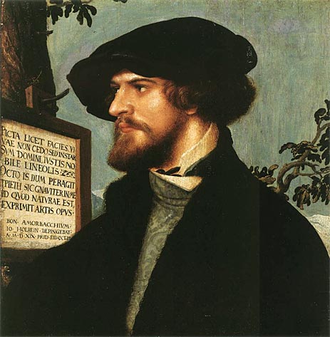 Portrait of Bonifacius Amerbach, 1519 | Hans Holbein | Painting Reproduction