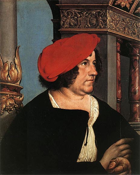 Portrait of Jakob Meyer zum Hasen, 1516 | Hans Holbein | Gemälde Reproduktion