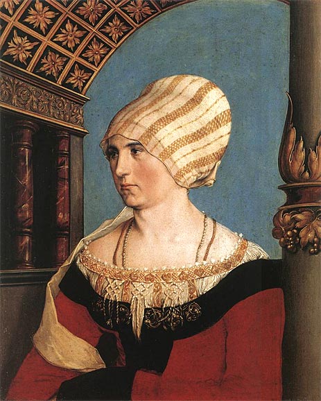 Portrait of Dorothea Meyer, nee Kannengiesser, 1516 | Hans Holbein | Painting Reproduction