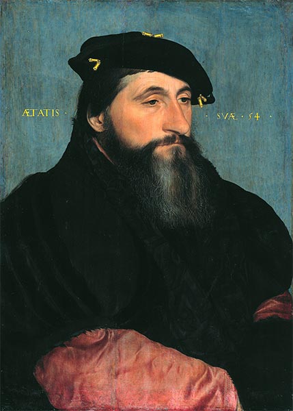 Porträt von Herzog Anton dem Guten von Lothringen | Hans Holbein | Gemälde Reproduktion
