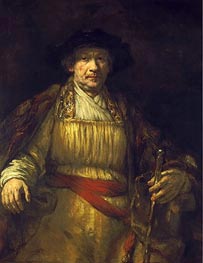 Self Portrait, 1658 von Rembrandt | Gemälde-Reproduktion