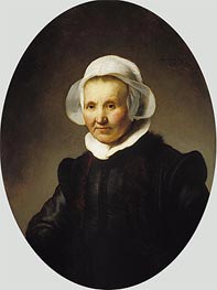 Portrait of Aeltje Uylenburgh, 1632 von Rembrandt | Gemälde-Reproduktion