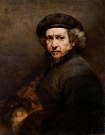 Self-Portrait, 1659 by Rembrandt | Painting Reproduction