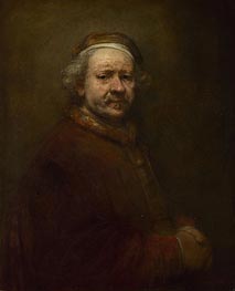 Self Portrait at the Age of 63, 1669 by Rembrandt | Painting Reproduction