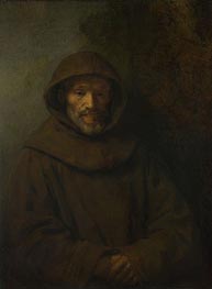 A Franciscan Friar, a.1655 von Rembrandt | Gemälde-Reproduktion