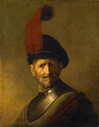 Portrait of a Man (Rembrandt's Father), 1634 von Rembrandt | Gemälde-Reproduktion