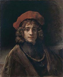 Titus, the Artist's Son, c.1657 by Rembrandt | Painting Reproduction