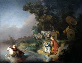 The Rape of Europe, Undated by Rembrandt | Painting Reproduction