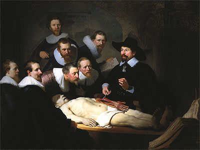 The Anatomy Lecture of Dr. Nicolaes Tulp, 1632 | Rembrandt | Gemälde Reproduktion