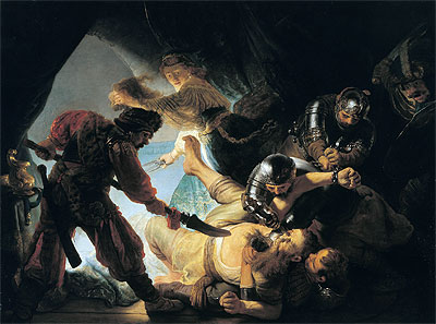 Die Blendung des Samson | Rembrandt | Gemälde Reproduktion