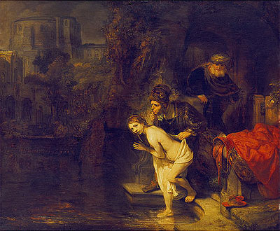 Susanna im Bade | Rembrandt | Gemälde Reproduktion
