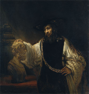 Aristotle with a Bust of Homer, 1653 | Rembrandt | Painting Reproduction