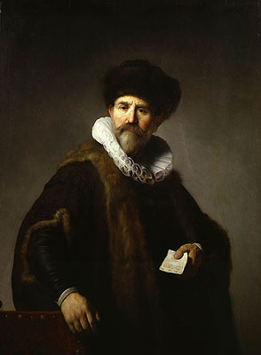 Portrait of Nicolaes Ruts | Rembrandt | Painting Reproduction