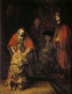 The Return of the Prodigal Son, c.1668 | Rembrandt | Gemälde Reproduktion