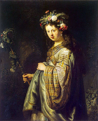 Flora, 1634 | Rembrandt | Painting Reproduction
