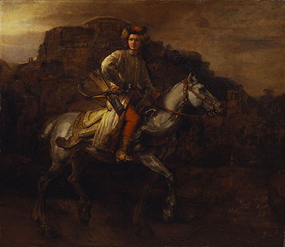 The Polish Rider, c.1655 | Rembrandt | Painting Reproduction