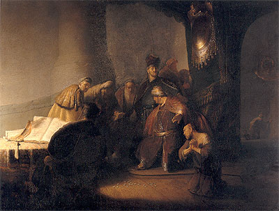 Repentant Judas Returning The Pieces Of Silver, 1629 | Rembrandt | Painting Reproduction