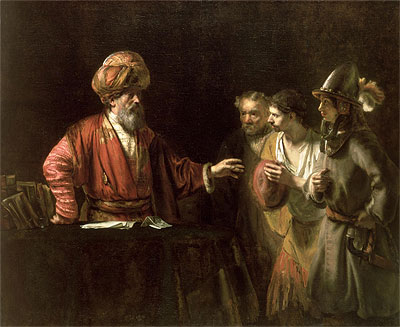 The Centurion Cornelius (The Unmerciful Servant), c.1660 | Rembrandt | Gemälde Reproduktion