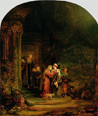 Die Heimsuchung | Rembrandt | Gemälde Reproduktion